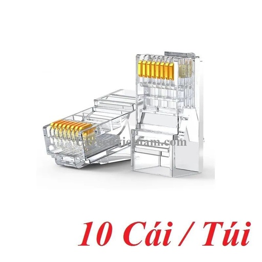 [NW120] Đầu nối RJ45 cho dây CAT6Ugreen  10 chiếc/túi) Ugreen