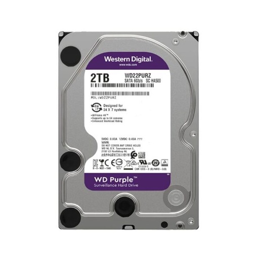 [WD22PURZ] Ổ cứng giám sát WD Purple 2TB WD22PURZ